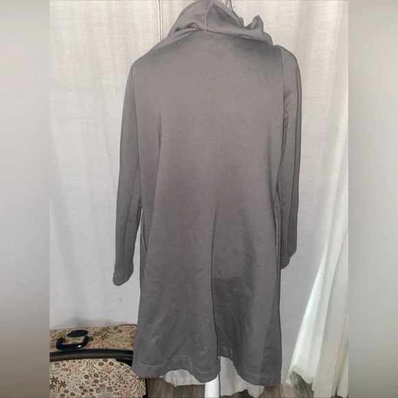 UGG Janni Fleece Wrap Gray Blanket Cardigan Cozy Outerwear Jacket Women’s M